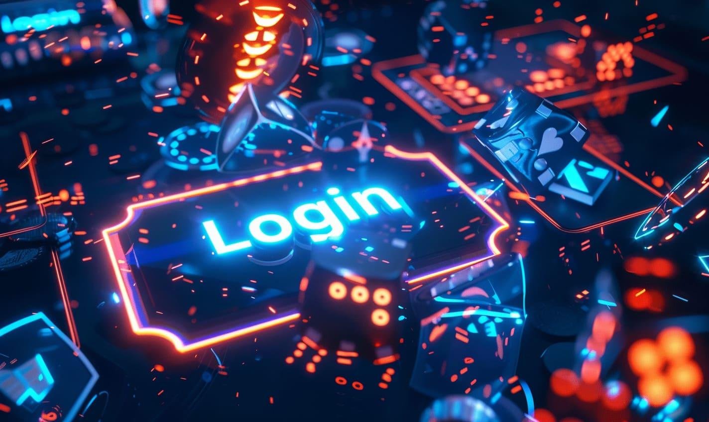 Pengguna membaca info bonus dari ponsel